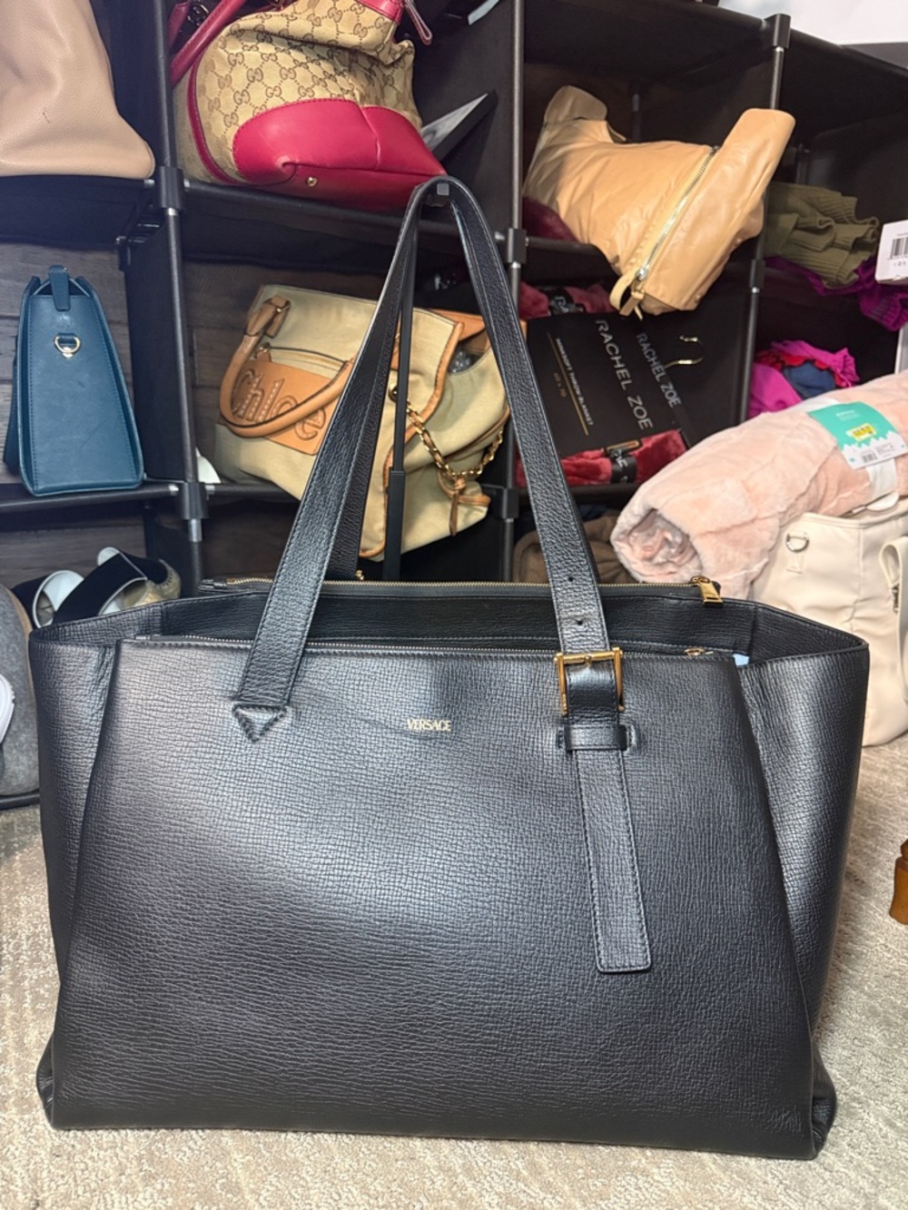 Versace Medusa Biggie Tote Bag - Picture 3 of 14